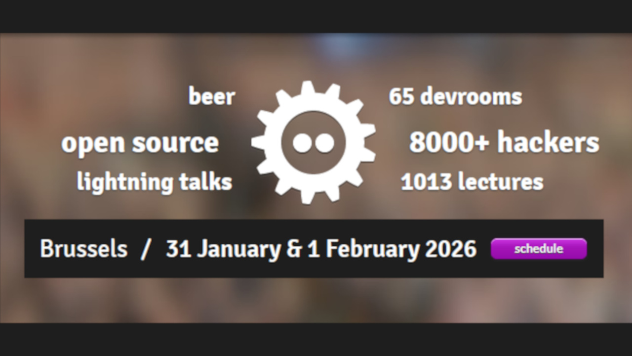 FOSDEM banner